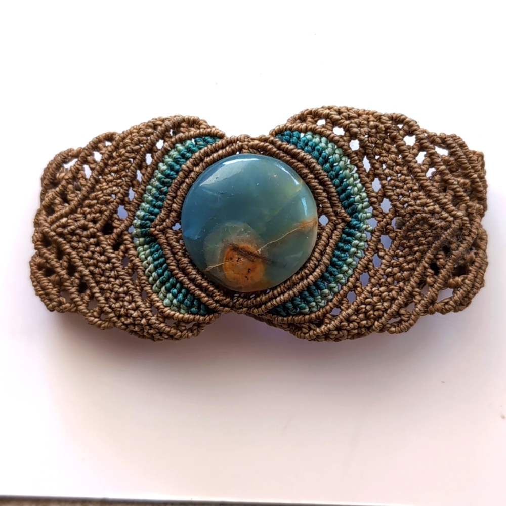Macrame and Stone bracelet